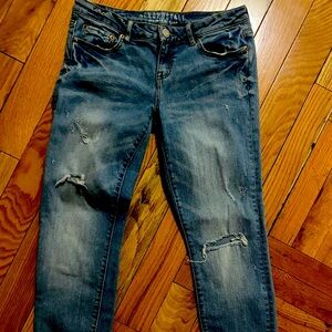 Aeropostale Blue Skinny Jeans for Women